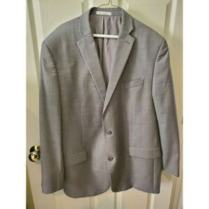 Michael Kors Suit Jacket Size 46 L Macy's Men's Store Light Gray